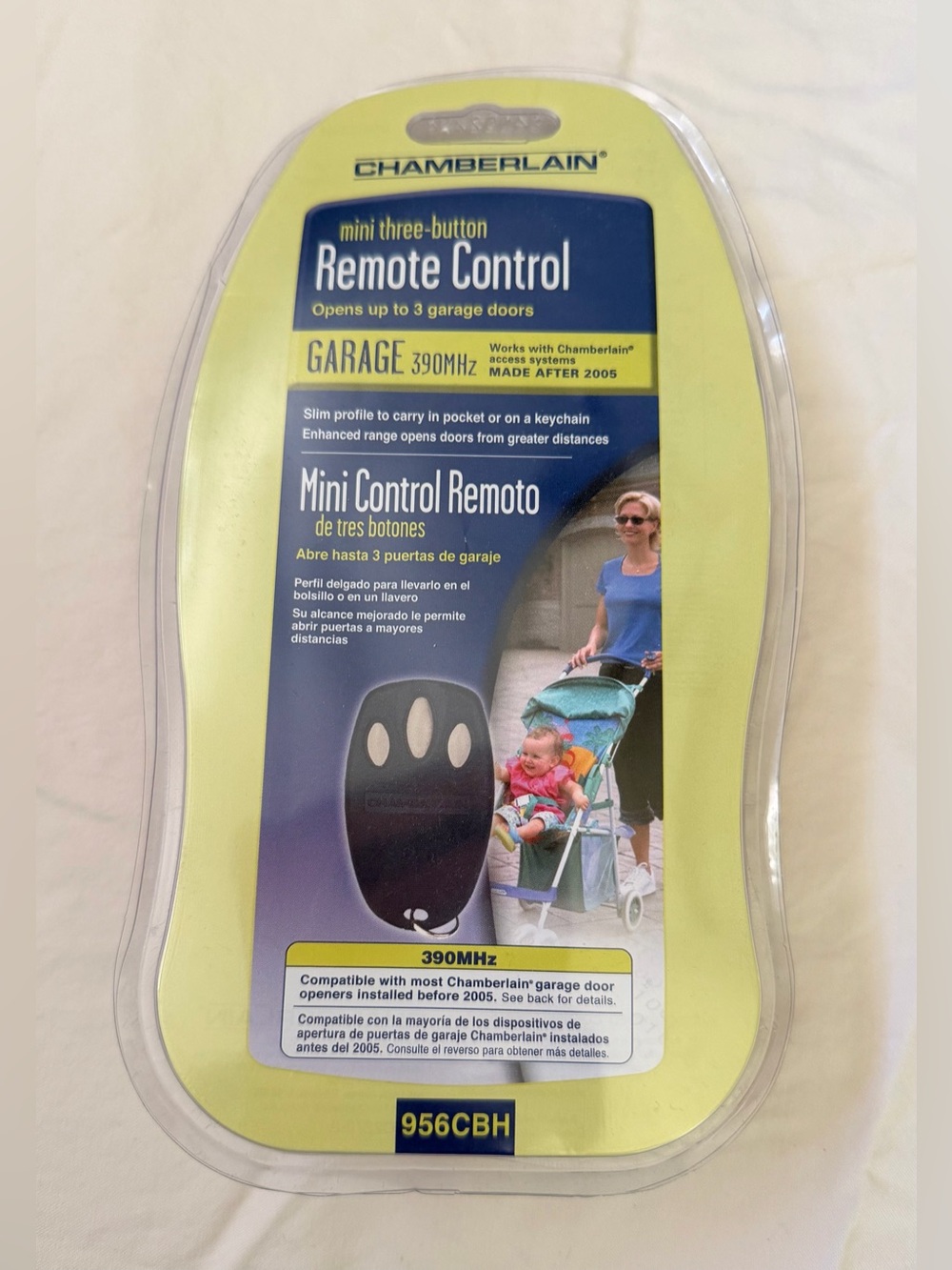 Mini Three-Button Remote Control - Black(Never Opened)